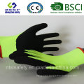 13 Gauge Nylon Liner, Nitrile Coating, Sandy Finish Safety Work Gloves (SL-NS107)